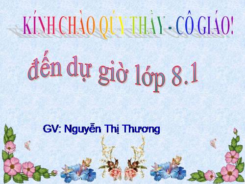 Chương III. §1. Mở đầu về phương trình