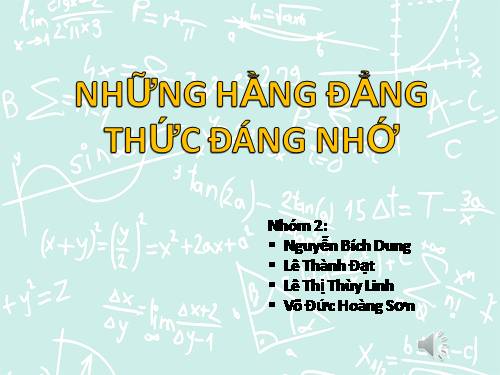 Chương I. §3. Những hằng đẳng thức đáng nhớ