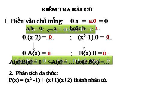 Chương I. §6. Phân tích đa thức thành nhân tử bằng phương pháp đặt nhân tử chung