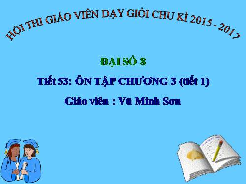 Ôn tập Chương III. Phương trình bậc nhất một ẩn