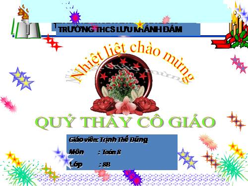 Chương I. §8. Phân tích đa thức thành nhân tử bằng phương pháp nhóm hạng tử