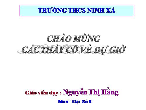 Chương I. §11. Chia đa thức cho đơn thức