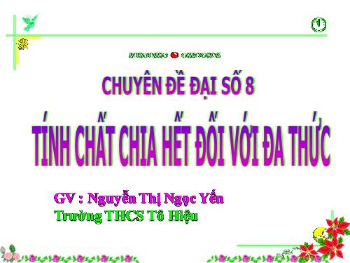 tính chất chia hết của đa thức