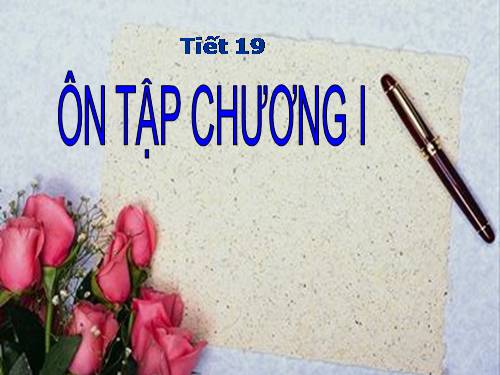 Ôn tập Chương I. Phép nhân và phép chia các đa thức