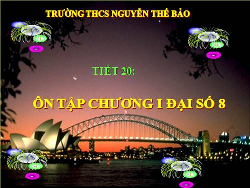 TIET 20 - ONH TAP CHUONH I ( TT )