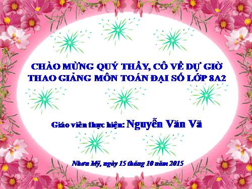 Chương I. §10. Chia đơn thức cho đơn thức