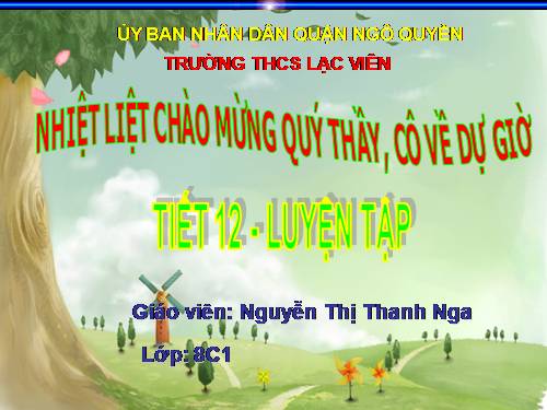 Các bài Luyện tập