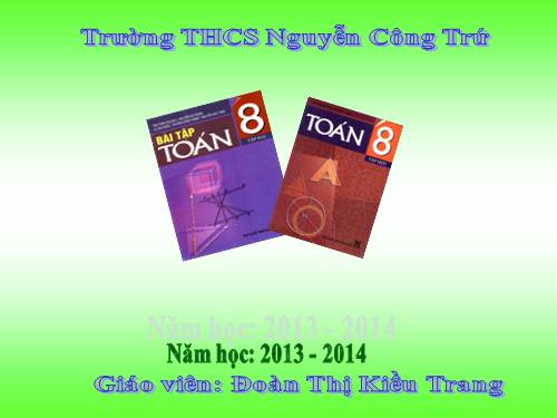 Chương II. §7. Phép nhân các phân thức đại số