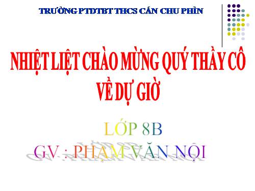 Chương II. §1. Phân thức đại số