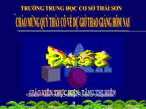 Chương IV. §3. Bất phương trình một ẩn