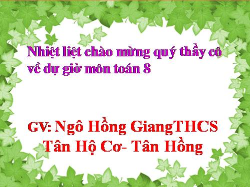 Chương IV. §3. Bất phương trình một ẩn