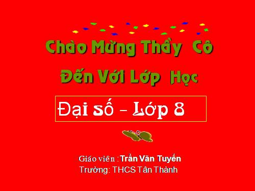 Chương IV. §3. Bất phương trình một ẩn