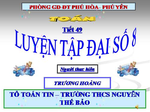 Các bài Luyện tập