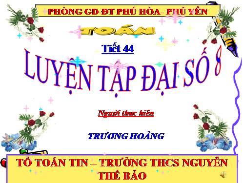 Các bài Luyện tập