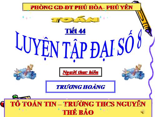 Các bài Luyện tập