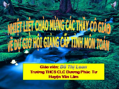 Chương III. §5. Phương trình chứa ẩn ở mẫu