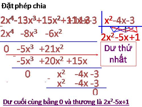 Chương I. §12. Chia đa thức một biến đã sắp xếp