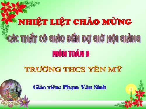 Chương II. §7. Phép nhân các phân thức đại số