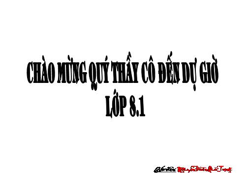 Chương I. §11. Chia đa thức cho đơn thức