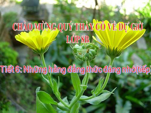 Chương I. §4. Những hằng đẳng thức đáng nhớ (tiếp)