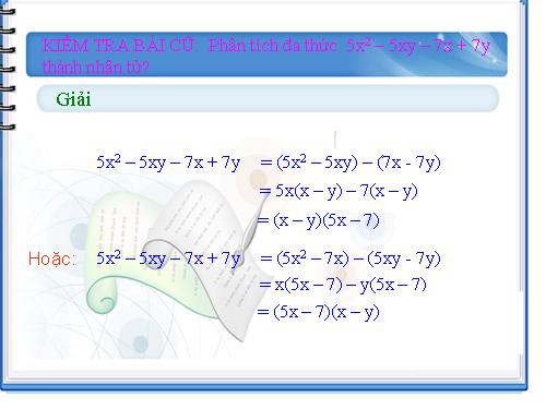 Các bài Luyện tập