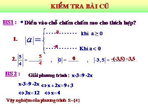 Chương IV. §5. Phương trình chứa dấu giá trị tuyệt đối