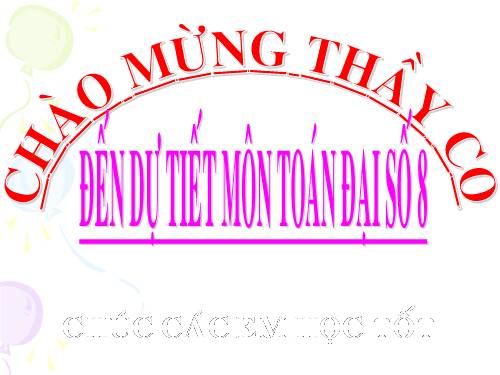 Chương IV. §4. Bất phương trình bậc nhất một ẩn