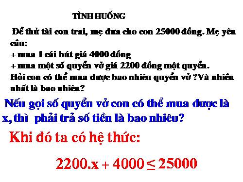 Chương IV. §4. Bất phương trình bậc nhất một ẩn