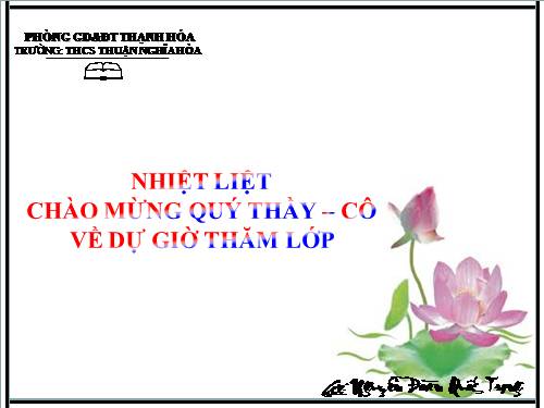 Chương IV. §3. Bất phương trình một ẩn