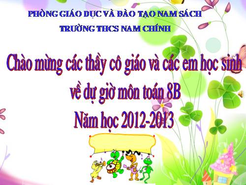 Chương I. §12. Chia đa thức một biến đã sắp xếp