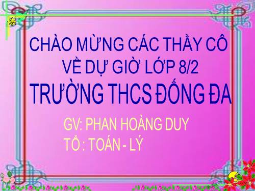 Chương I. §11. Chia đa thức cho đơn thức