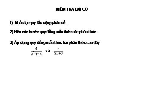 Các bài Luyện tập