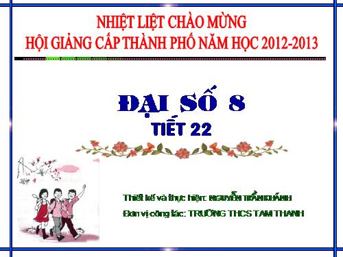 Chương II. §1. Phân thức đại số