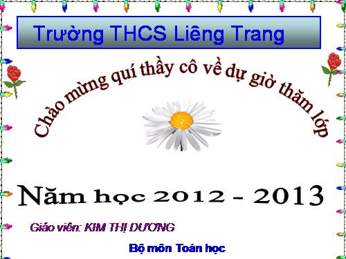 Chương II. §1. Phân thức đại số