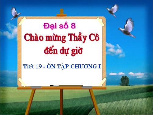 Ôn tập Chương I. Phép nhân và phép chia các đa thức