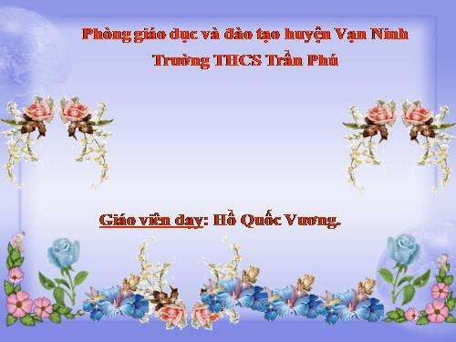 Chương I. §6. Phân tích đa thức thành nhân tử bằng phương pháp đặt nhân tử chung