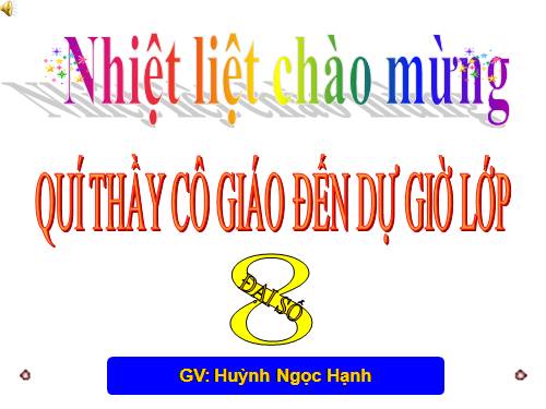 Chương IV. §1. Liên hệ giữa thứ tự và phép cộng