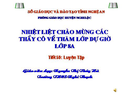 Các bài Luyện tập