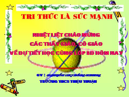 Chương IV. §1. Liên hệ giữa thứ tự và phép cộng