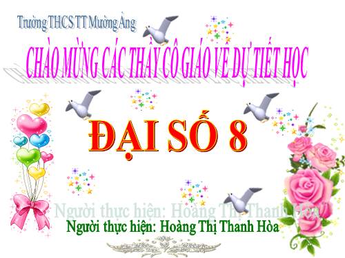 Chương II. §1. Phân thức đại số