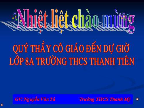 Chương IV. §1. Liên hệ giữa thứ tự và phép cộng