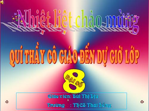 Chương IV. §1. Liên hệ giữa thứ tự và phép cộng