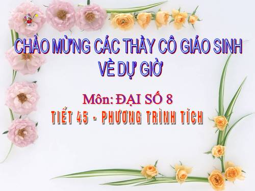 Chương III. §4. Phương trình tích