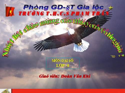 Chương III. §3. Phương trình đưa được về dạng ax + b = 0