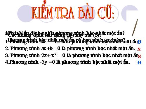 Chương III. §3. Phương trình đưa được về dạng ax + b = 0