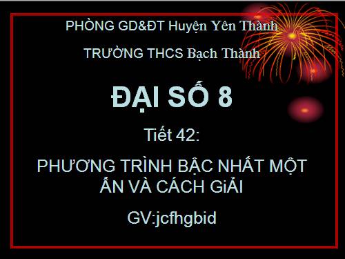 Chương IV. §4. Bất phương trình bậc nhất một ẩn