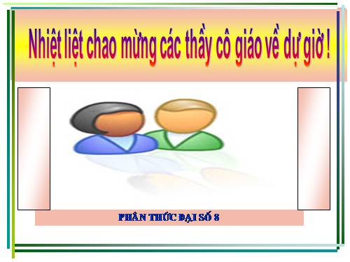 Chương II. §1. Phân thức đại số