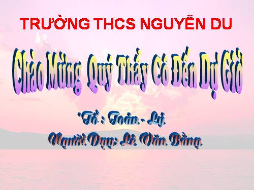 Chương II. §5. Phép cộng các phân thức đại số