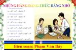 Chương I. §4. Những hằng đẳng thức đáng nhớ (tiếp)