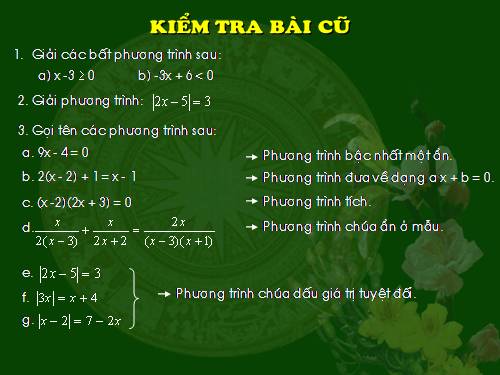 Chương IV. §5. Phương trình chứa dấu giá trị tuyệt đối